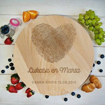 Fingerprints - Draaibaar plank Fingerprints - Draaibaar plank