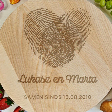 Fingerprints - Draaibaar plank